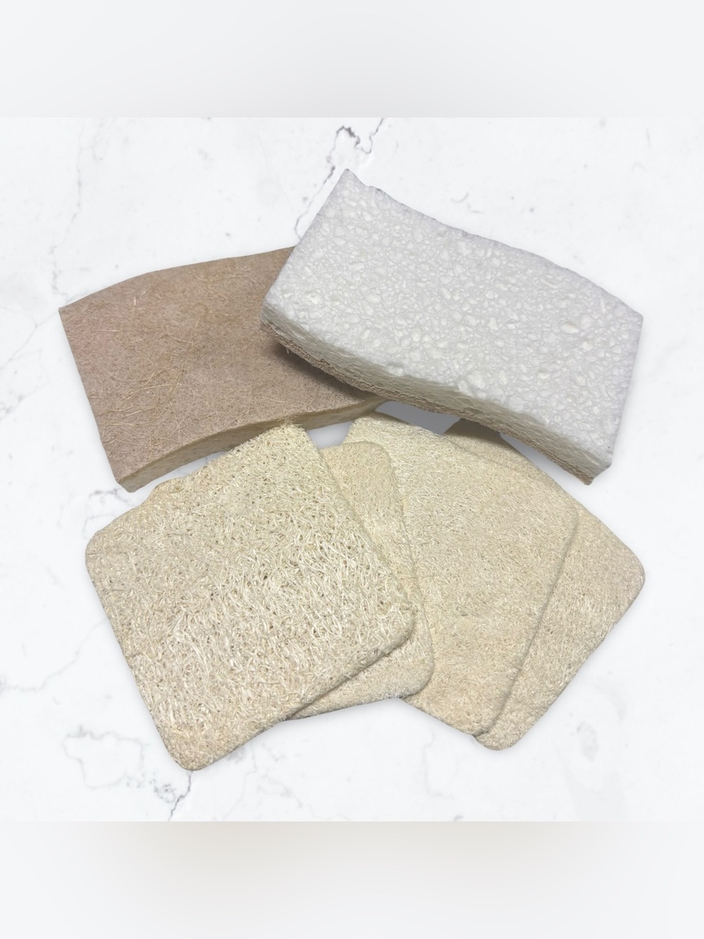6 Ct. Natural Sponges Variety Pack